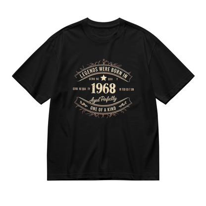 Legends Born In 1968 Vintage Birthday Retro Plus Size Women¡¯s Printed T-Shirt