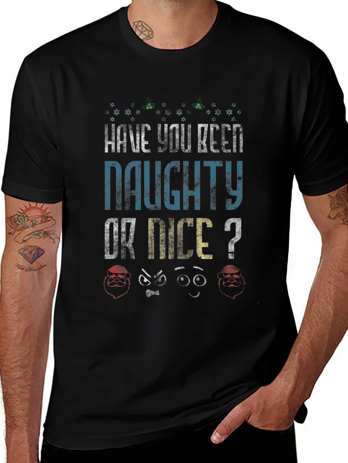 Naughty or Nice Christmas T-Shirt