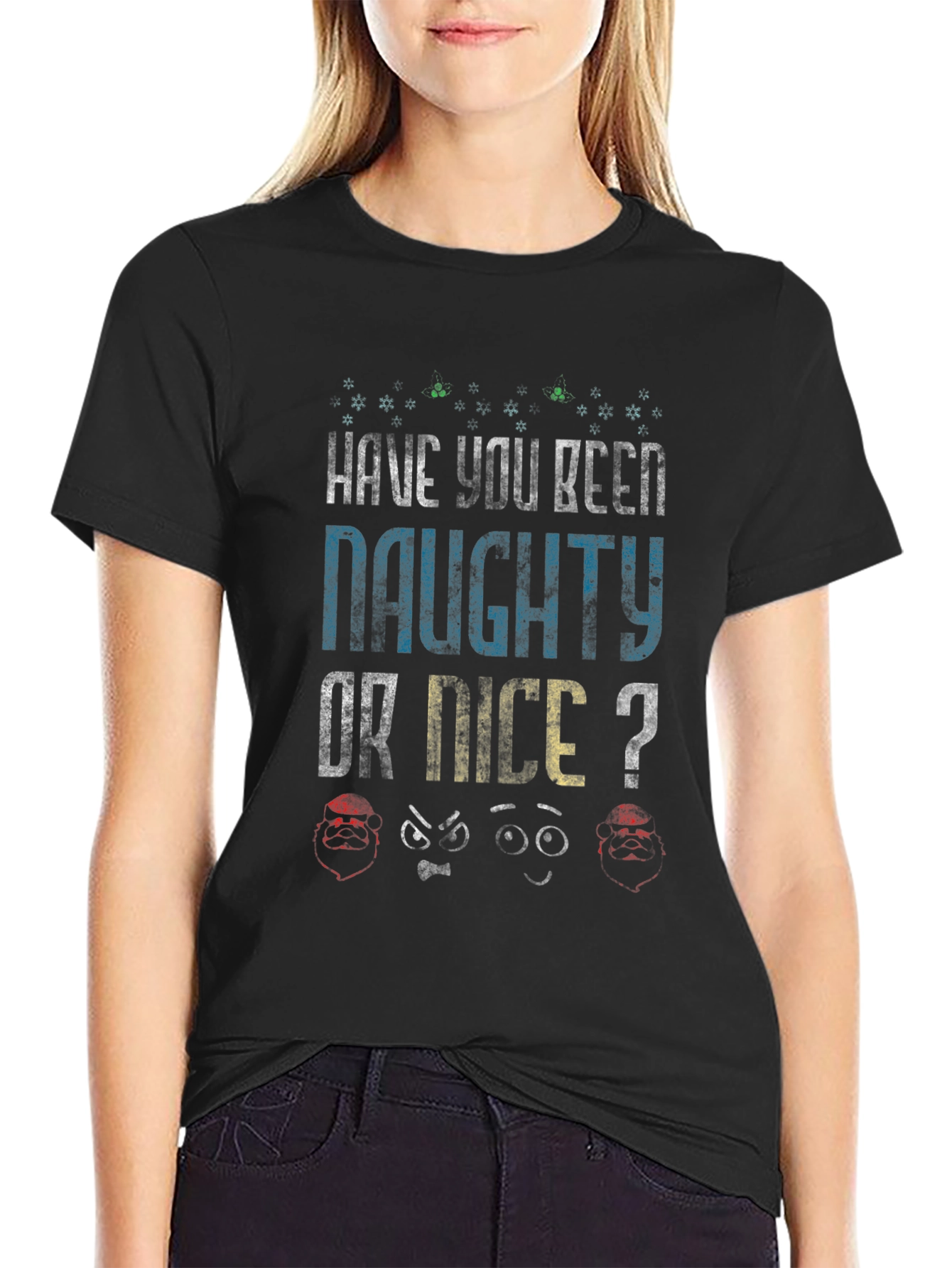 Naughty or Nice Christmas T-Shirt