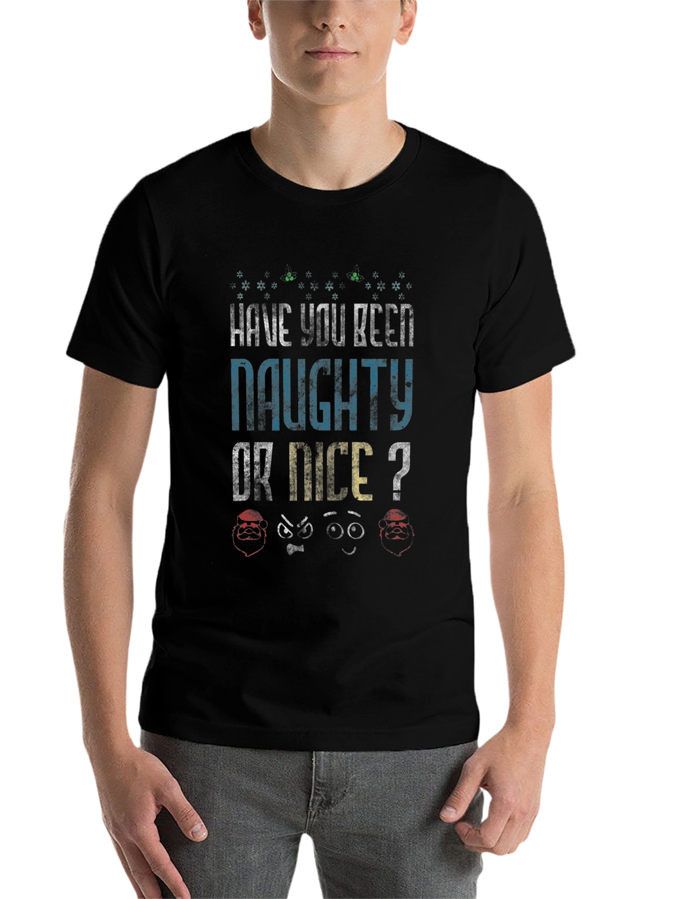 Naughty or Nice Christmas T-Shirt