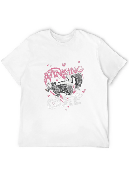 Stinking Cute Skunk Graphic T-Shirt