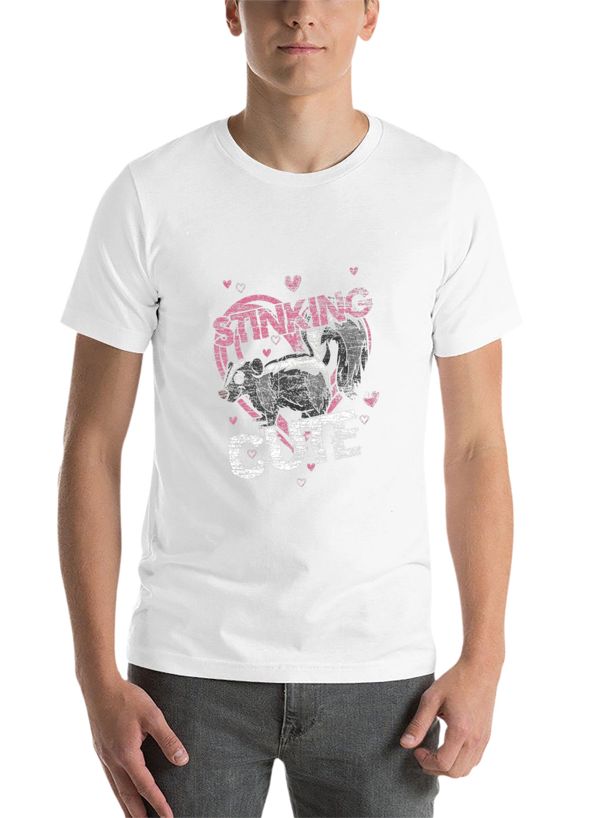 Stinking Cute Skunk Graphic T-Shirt