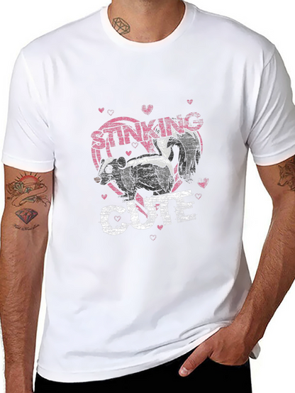 Stinking Cute Skunk Graphic T-Shirt