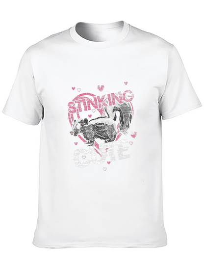 Stinking Cute Skunk Graphic T-Shirt