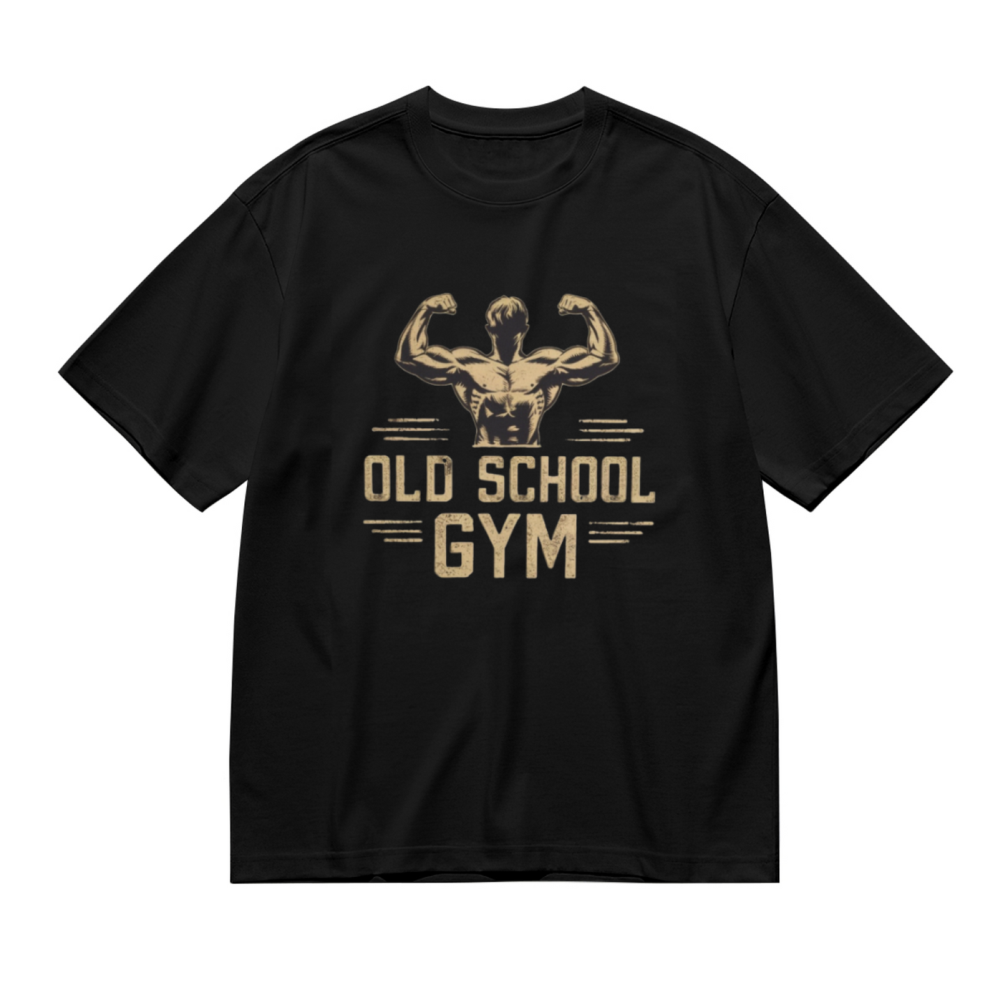Vintage Old School Gym Muscular Bodybuilder Retro Plus Size Women Printed T-Shirt