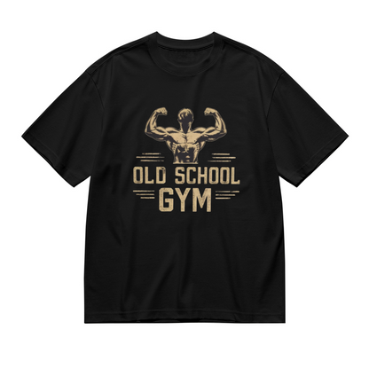 Vintage Old School Gym Muscular Bodybuilder Retro Plus Size Women Printed T-Shirt