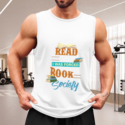 Read Book Society Book Lover Funny Quote Graphic Tank Men