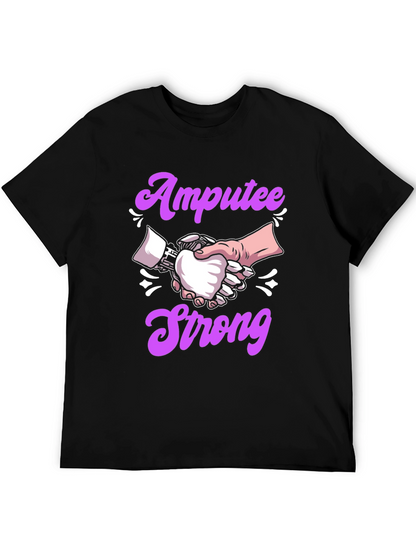 Amputee Strong T-Shirt - Handshake Design