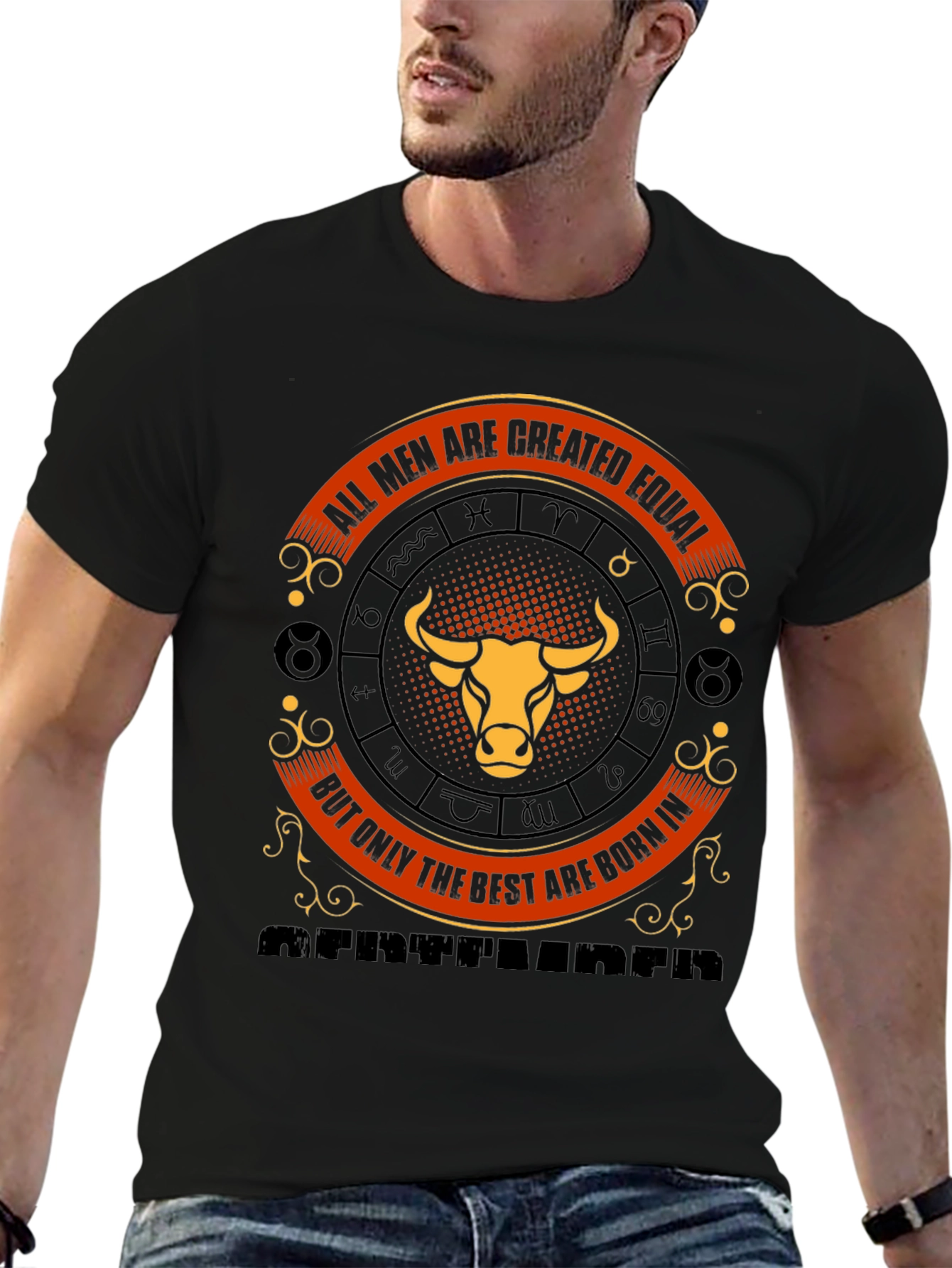 Taurus Zodiac Tee - All Men Are Created Equal
