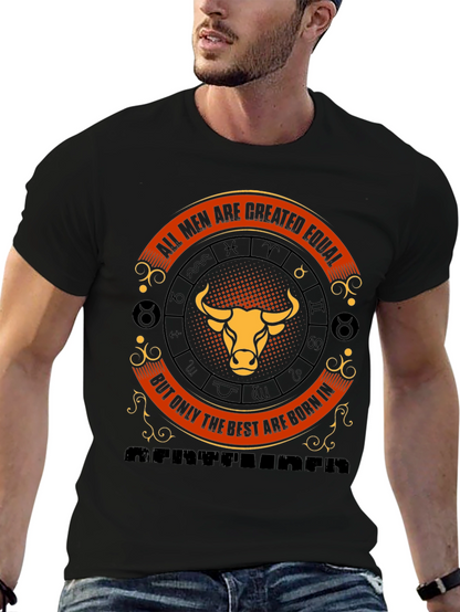 Taurus Zodiac Tee - All Men Are Created Equal