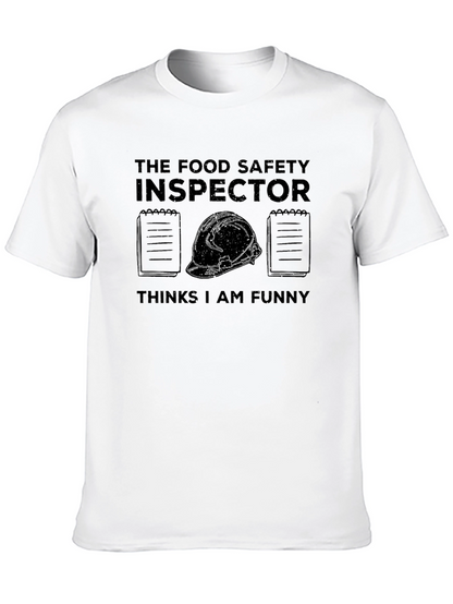 Funny Food Safety Inspector T-Shirt