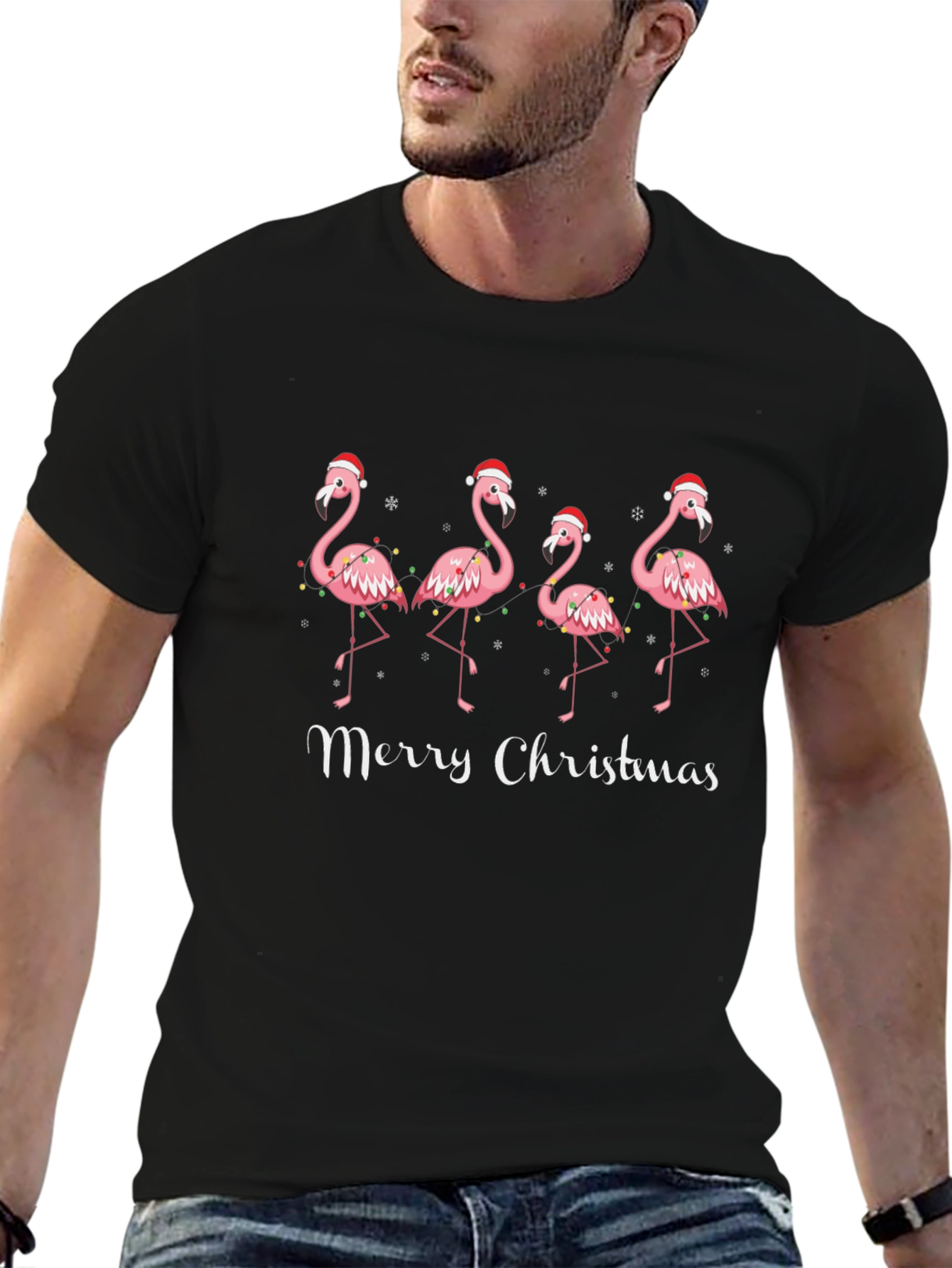 Flamingo Christmas T-Shirt