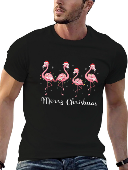 Flamingo Christmas T-Shirt