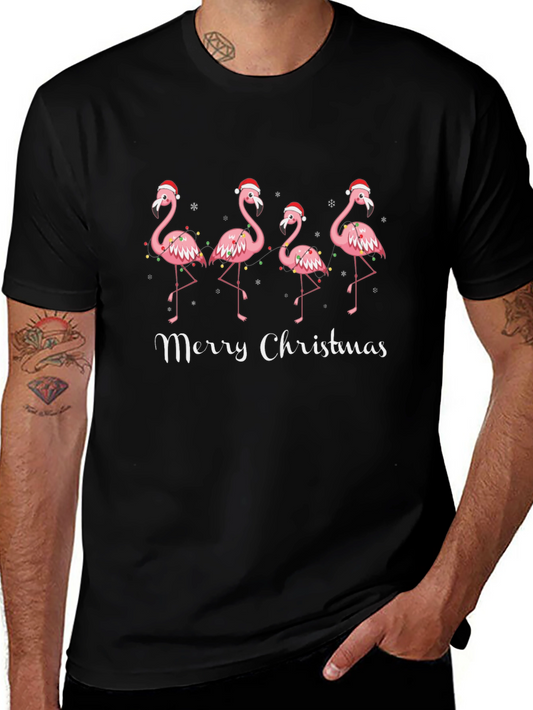 Flamingo Christmas T-Shirt