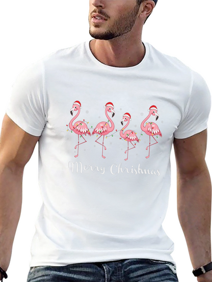Flamingo Christmas T-Shirt