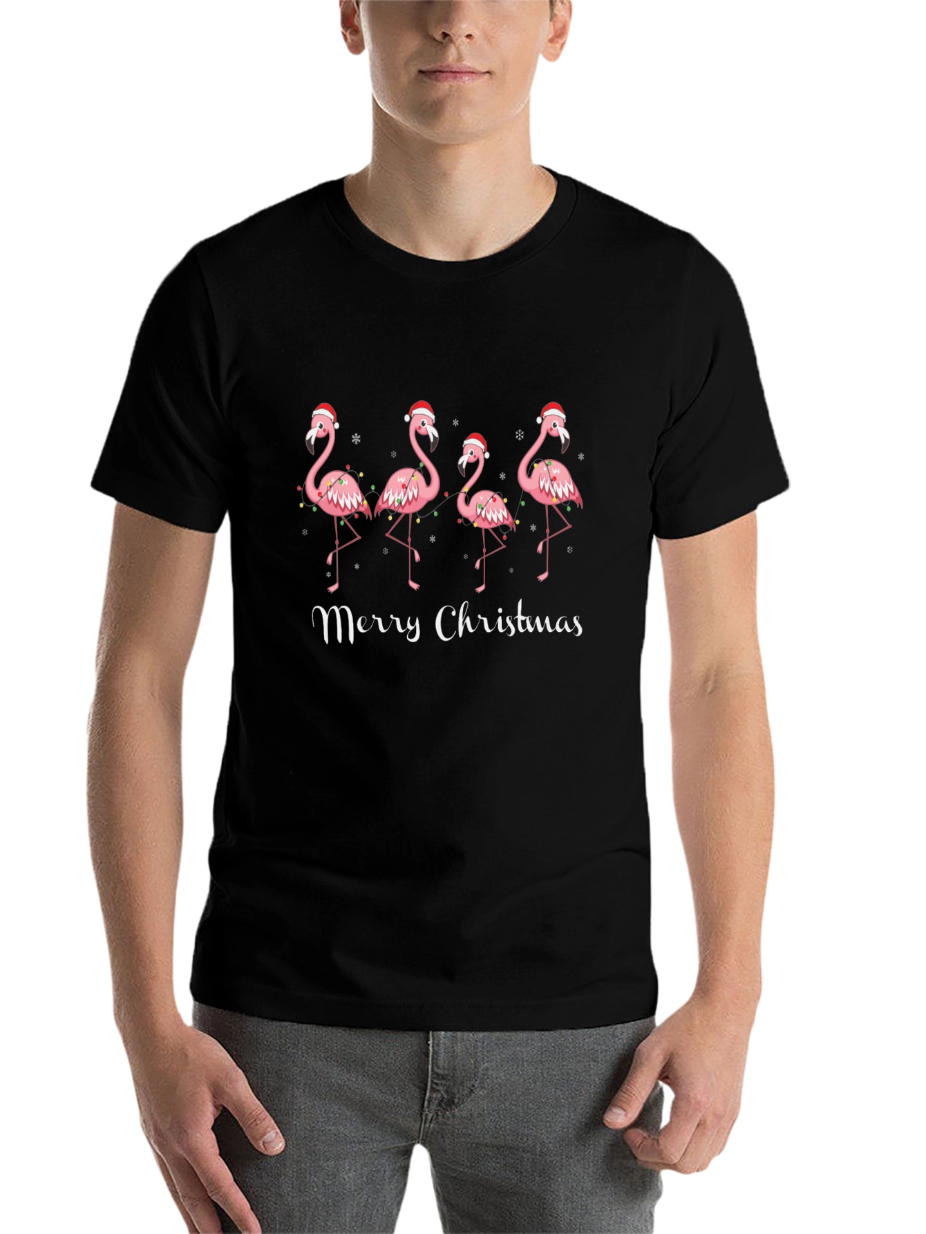 Flamingo Christmas T-Shirt