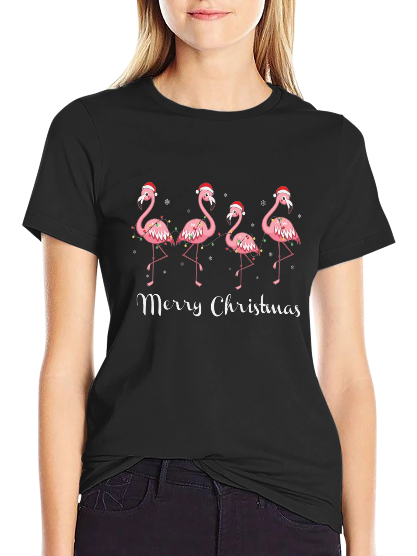 Flamingo Christmas T-Shirt