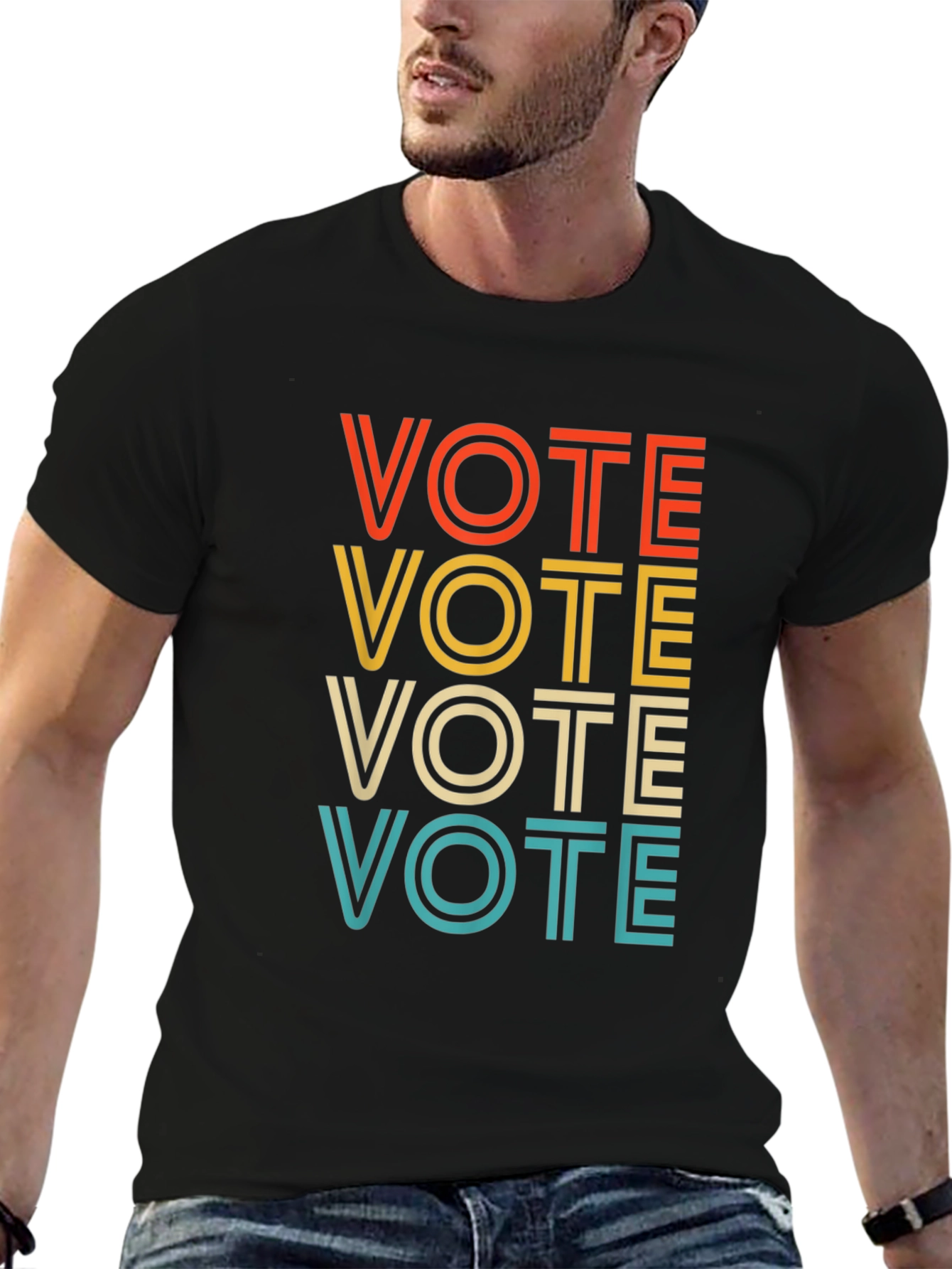 Retro Vote Graphic T-Shirt - Election Reminder Tee