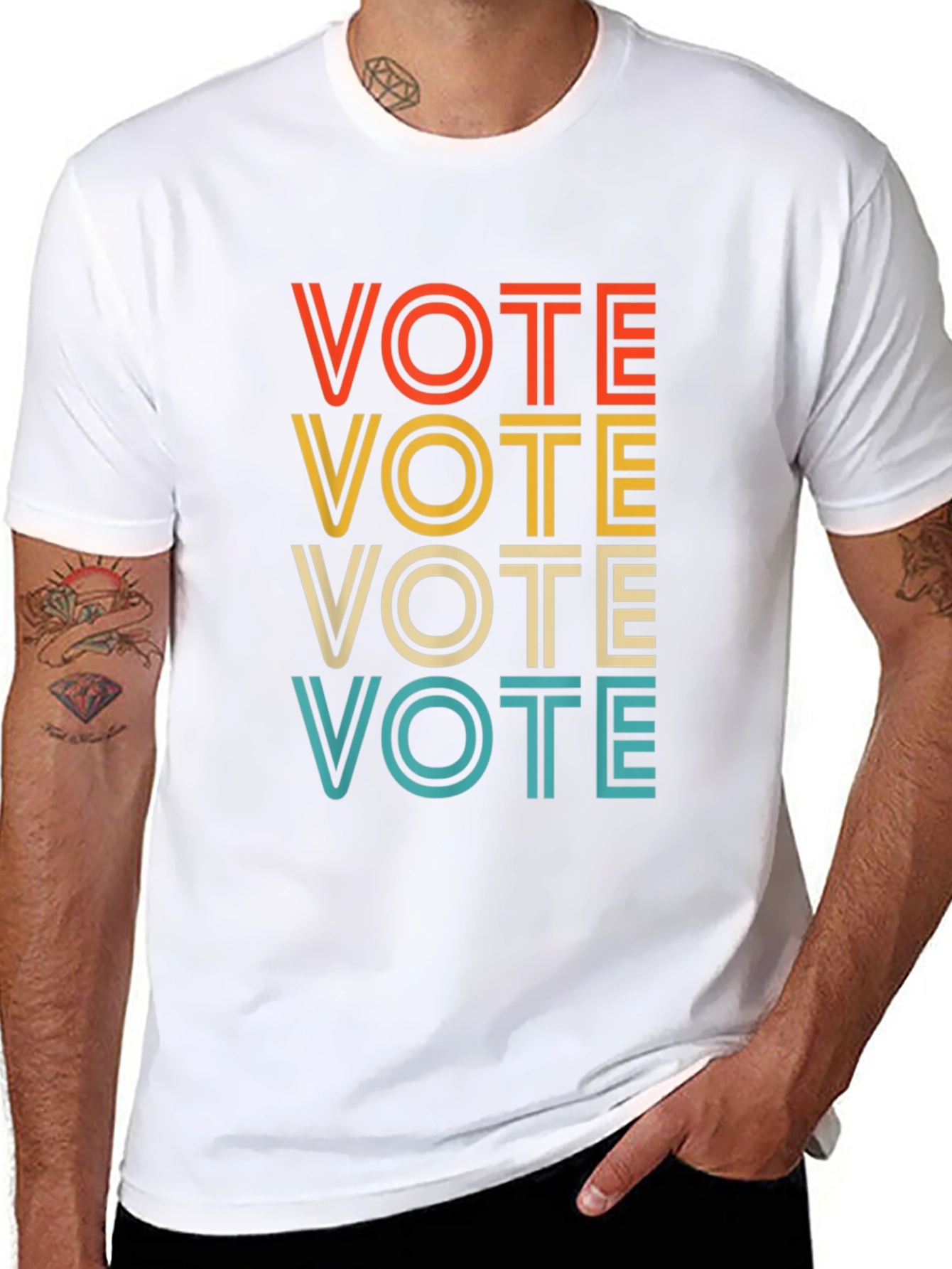 Retro Vote Graphic T-Shirt - Election Reminder Tee