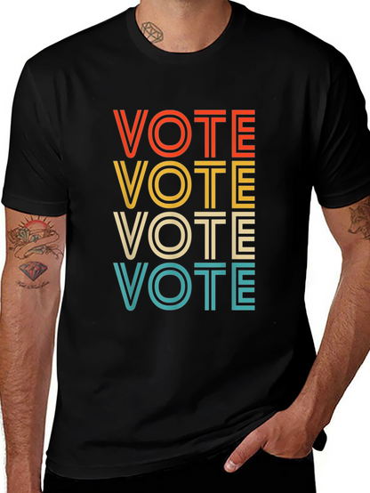 Retro Vote Graphic T-Shirt - Election Reminder Tee