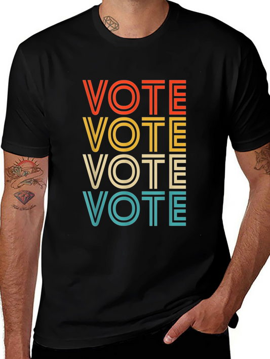Retro Vote Graphic T-Shirt - Election Reminder Tee