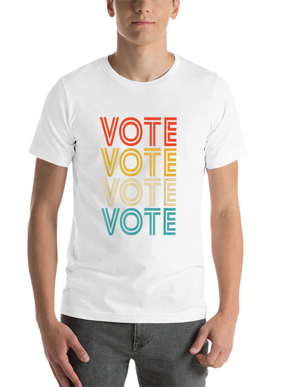 Retro Vote Graphic T-Shirt - Election Reminder Tee