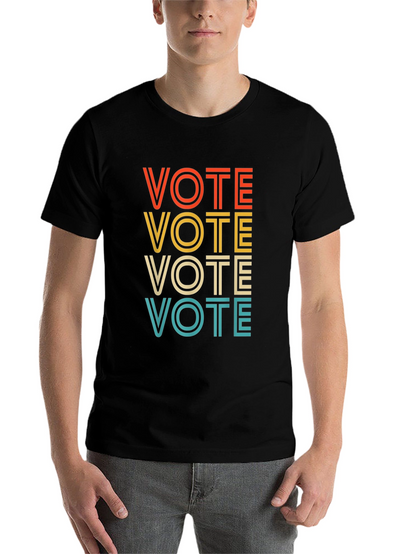 Retro Vote Graphic T-Shirt - Election Reminder Tee