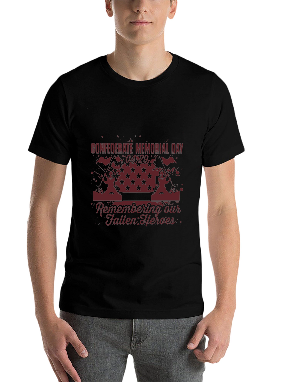 Confederate Memorial Day Graphic T-Shirt