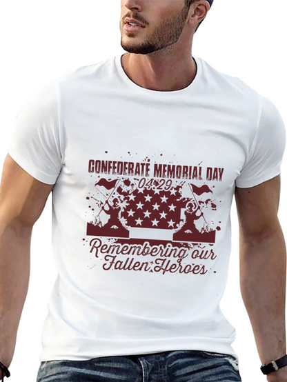 Confederate Memorial Day Graphic T-Shirt