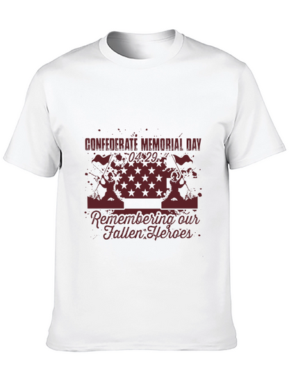 Confederate Memorial Day Graphic T-Shirt