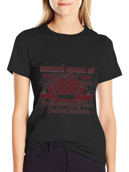 Confederate Memorial Day Graphic T-Shirt