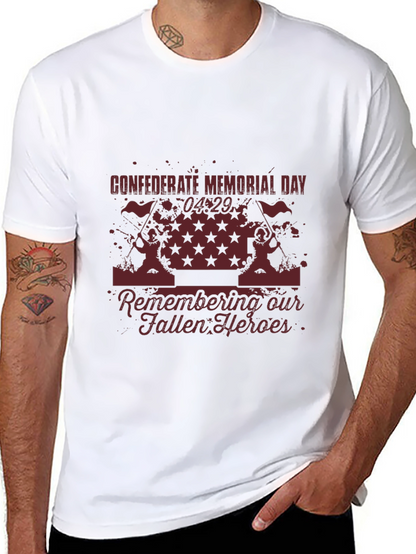 Confederate Memorial Day Graphic T-Shirt