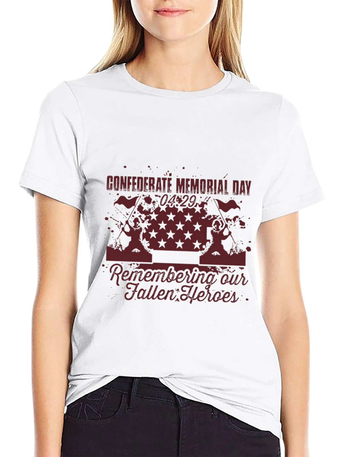 Confederate Memorial Day Graphic T-Shirt