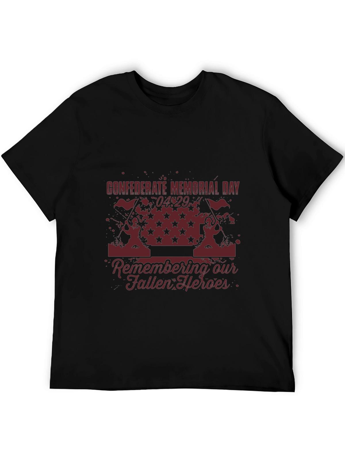 Confederate Memorial Day Graphic T-Shirt