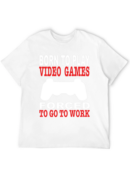Born to Play Video Games Graphic Tee