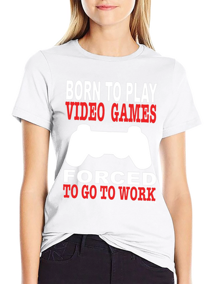 Born to Play Video Games Graphic Tee