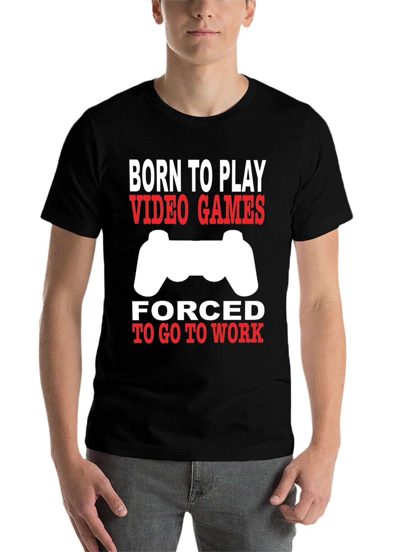 Born to Play Video Games Graphic Tee