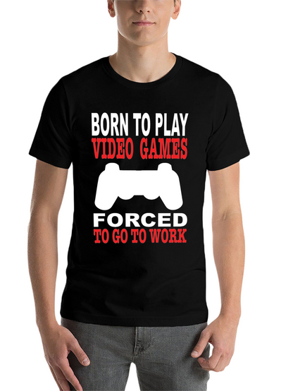 Born to Play Video Games Graphic Tee