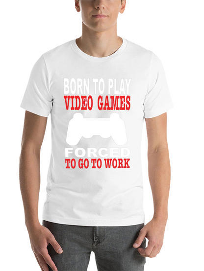 Born to Play Video Games Graphic Tee