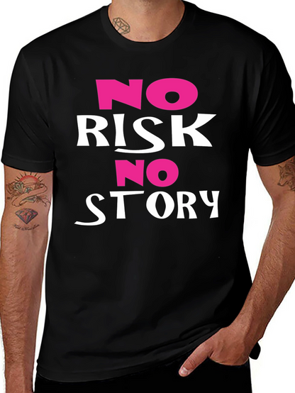 No Risk No Story Graphic Tee - Black