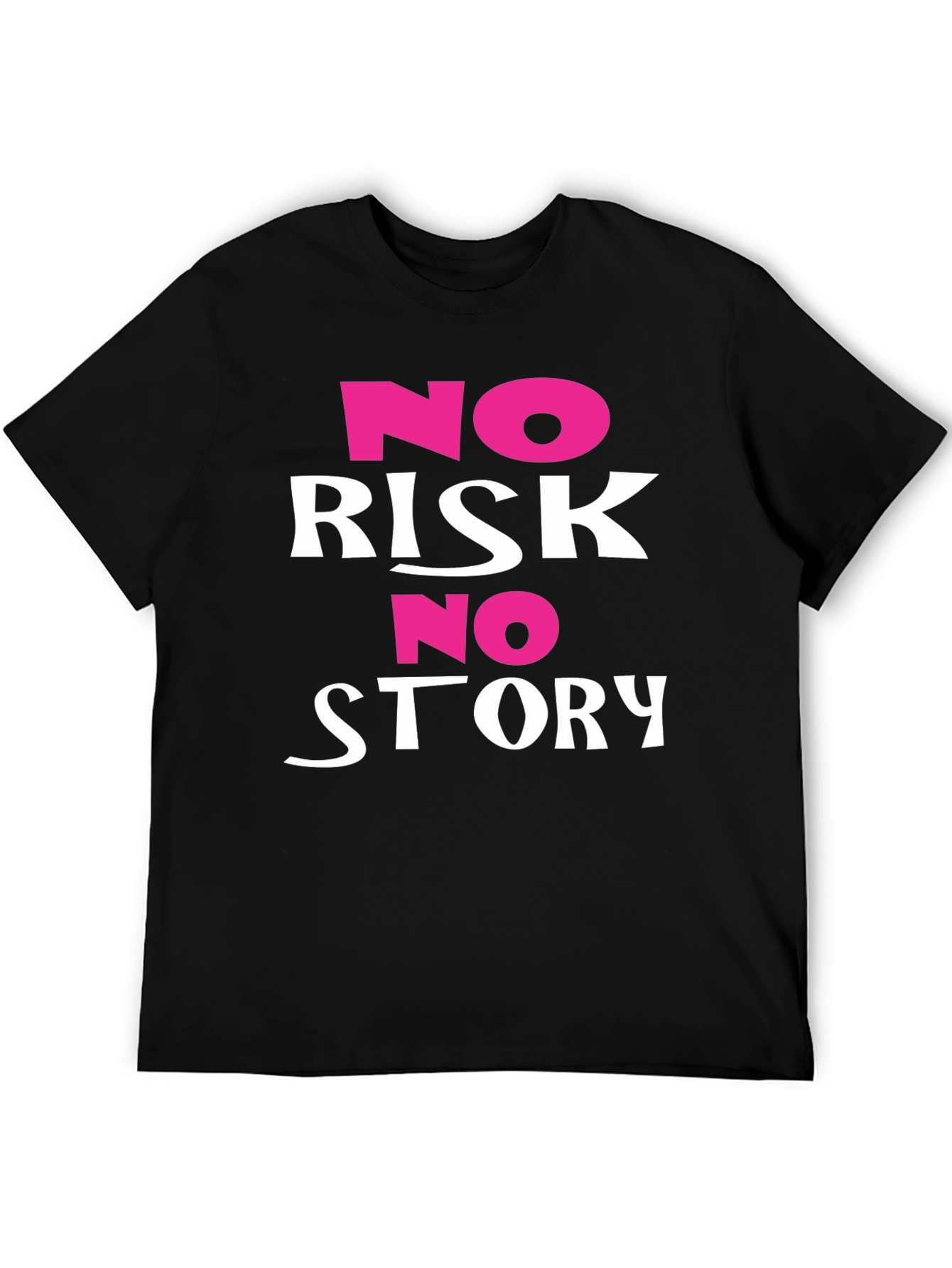 No Risk No Story Graphic Tee - Black