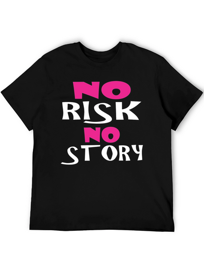 No Risk No Story Graphic Tee - Black