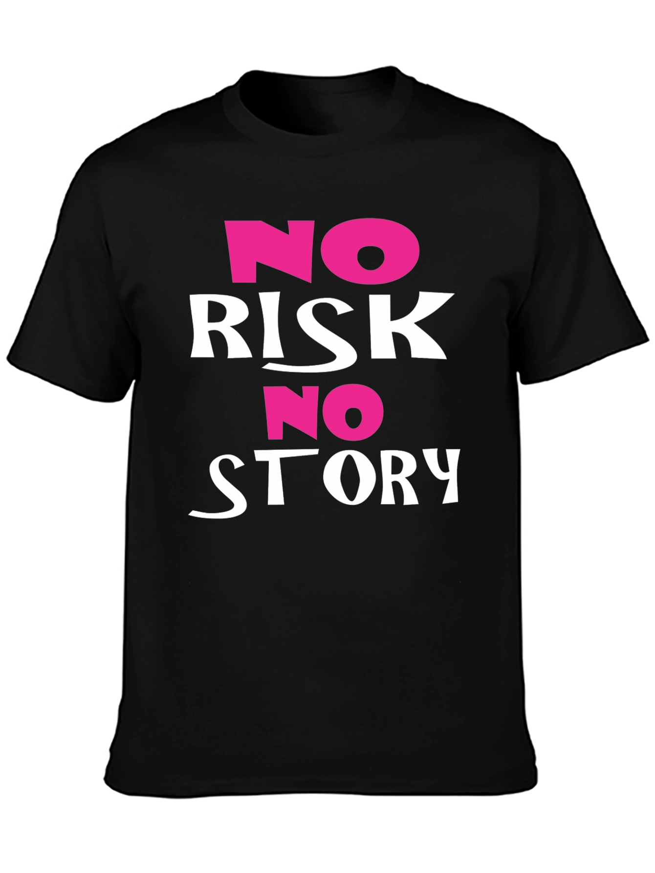 No Risk No Story Graphic Tee - Black