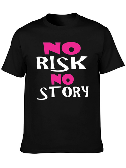No Risk No Story Graphic Tee - Black