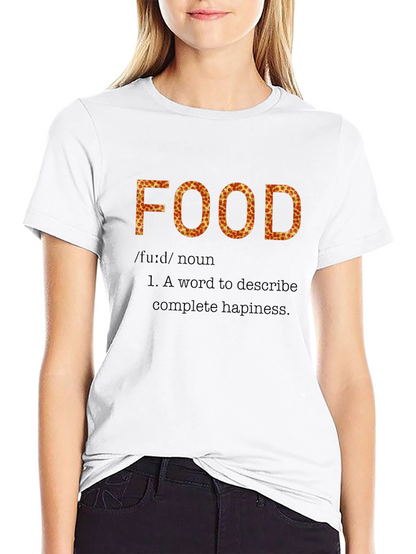 Pizza Food Definition Black T-Shirt