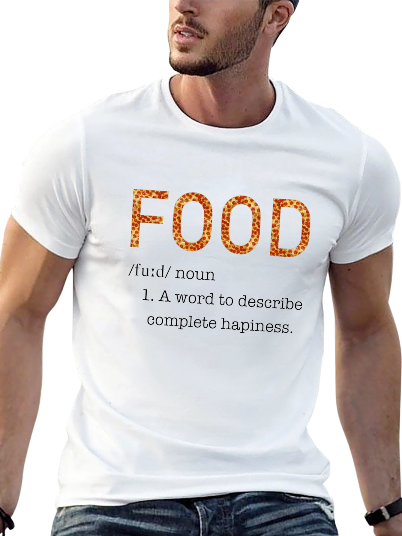 Pizza Food Definition Black T-Shirt