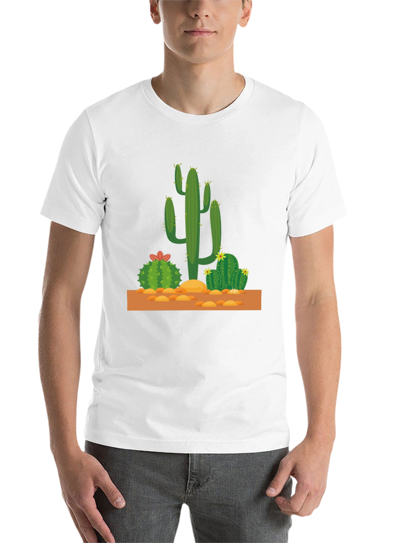 Cactus Graphic Tee - Desert Style