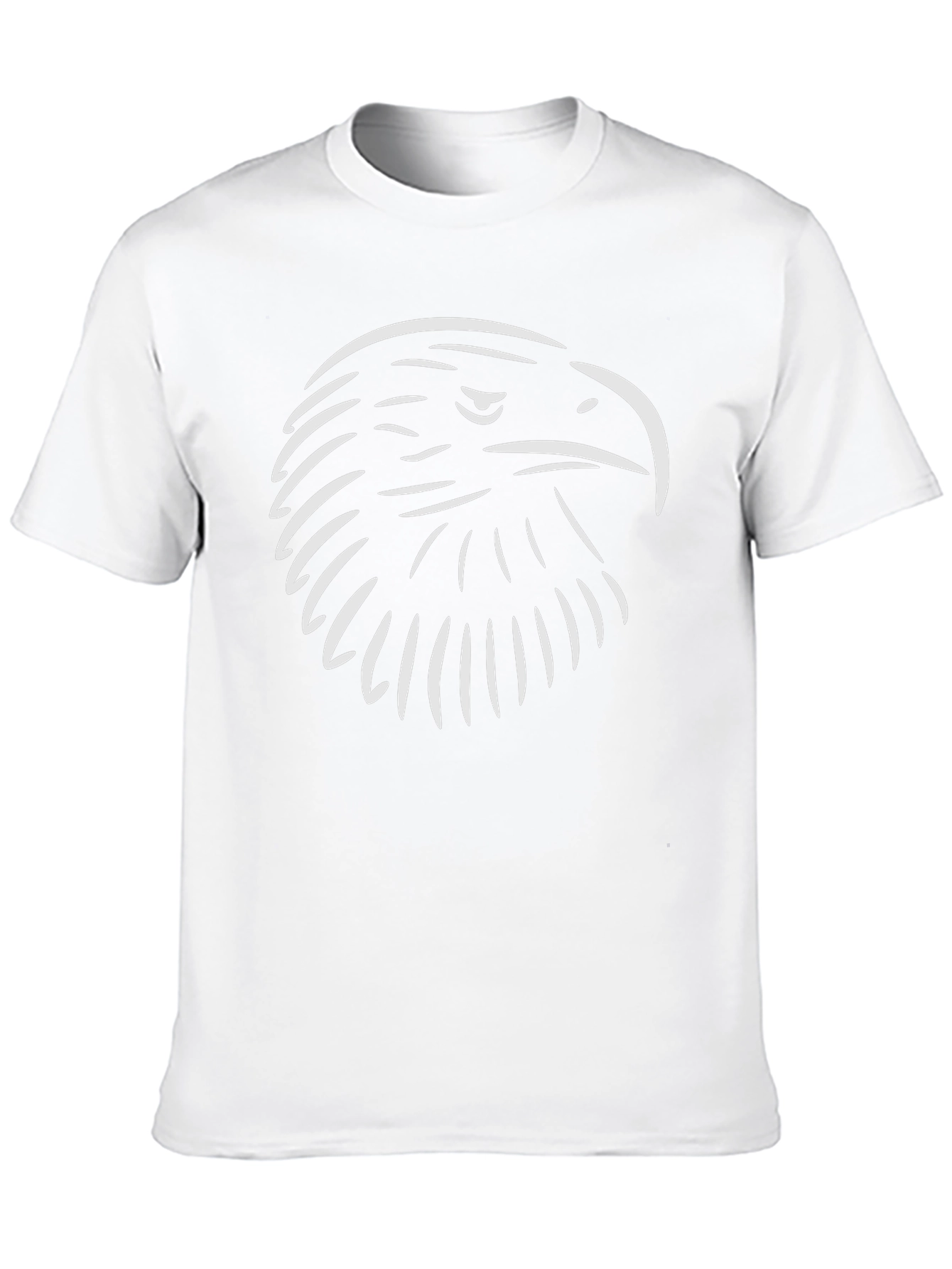 Black Eagle Head Graphic T-Shirt