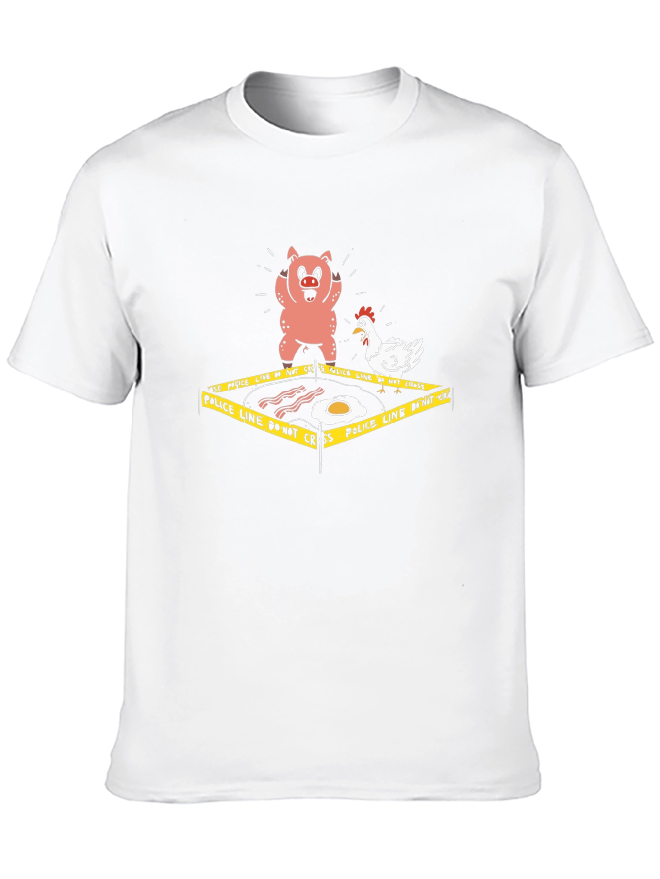 Breakfast Crime Scene T-Shirt