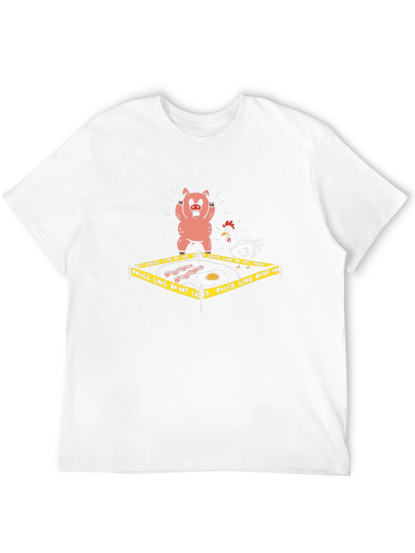 Breakfast Crime Scene T-Shirt